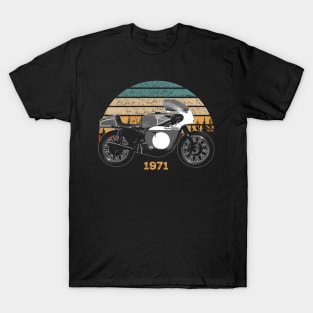 Works Rob North ‘Beezumph’ 1971 Vintage Motorcycle Design T-Shirt